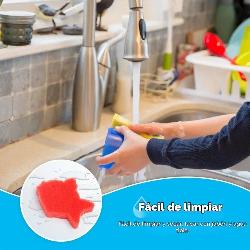Vista 6 de LEOBRO 30 esponjas para pintar, aplicadores de pintura de esponja de forma, esponjas de pintura para manualidades, sellos de esponja de espuma