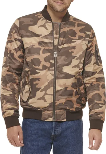 Vista 32 de Levi's MA-1 Flight chamarra satinada sin relleno para hombre