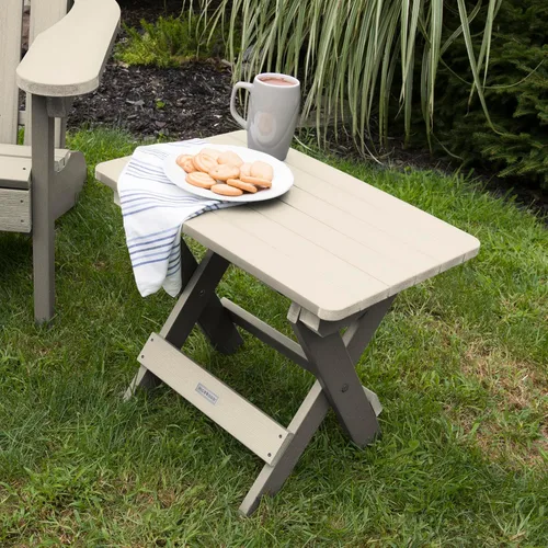 Vista 5 de highwood AD-TBS1-WAE Adirondack - Mesa auxiliar plegable Whitewash Encalar