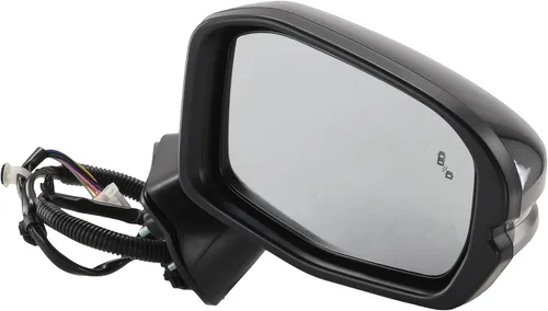 Vista 260 de Garage-Pro Espejo calefactable eléctrico del lado del conductor para Honda Pilot 2019-2022 Power Fold con luz de señal y memoria pintable