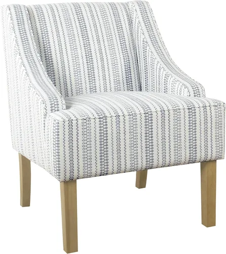 Vista 29 de HomePop Swoop - Silla de sala de estar con apoyabrazos, terciopelo gris