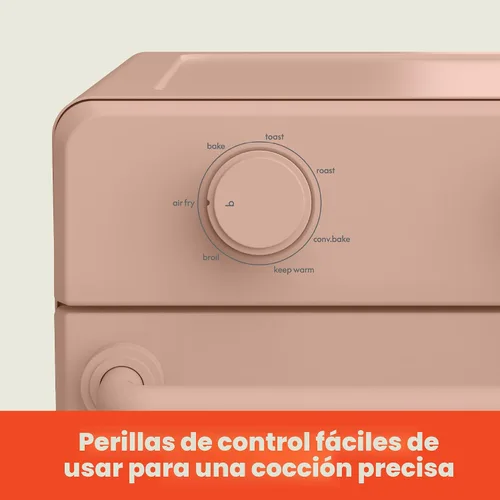Vista 3 de bella Horno tostador Air Fry, 7 opciones de cocción preestablecidas, bandejas revestidas EverGood aptas para lavavajillas incluidas, apagado