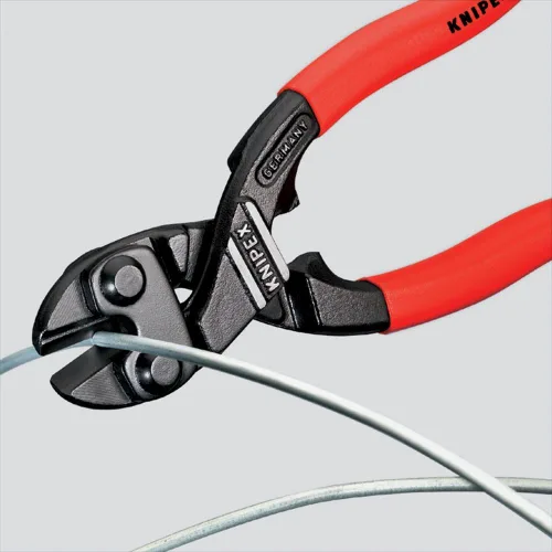 Vista 3 de KNIPEX - Herramientas 71 01 200 - Cortador de pernos compacto CoBolt (7101200), alicates de 8 pulgadas y TwinGrip
