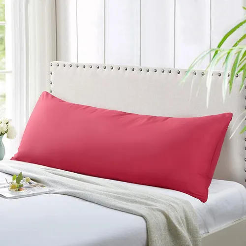 Vista 32 de Evolive - Funda de almohada corporal de microfibra ultra suave, fundas de almohada de 21 x 54 pulgadas con cierre de cremallera oculto