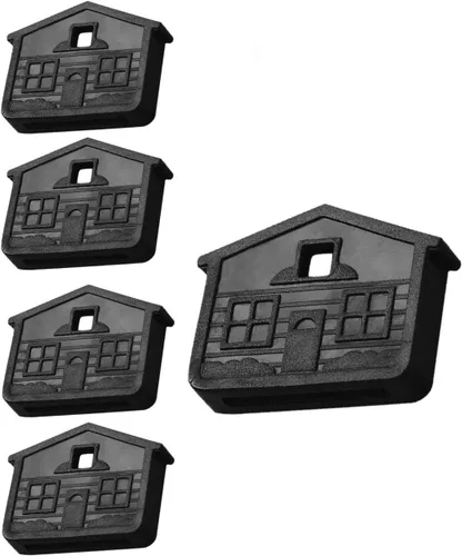 Vista 6 de Lucky Line Casas en forma de llaves para KW1 y SC1 Key Ways, verde, 5/PK (162405)