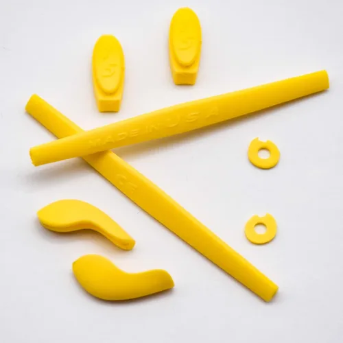 Vista 2 de Imytpft YellowWhitePurple CompatibleReplacement Silicone Leg Set For Oakleys Juliet Sunglasses Rubber Kit