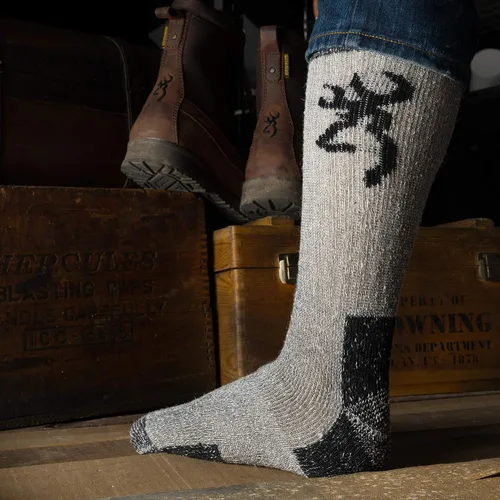 Vista 6 de Browning Calcetines de álamo, 2 pares de calcetines para botas de mezcla de lana