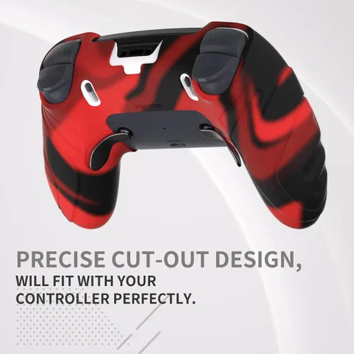 Vista 42 de PlayVital Guardian Edition Anti-Slip Ergonomic Silicone Cover Case for ps5 Edge Controller, Soft Rubber Protector Skin for ps5 Edge Wireless