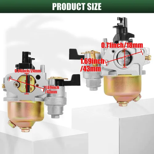 Vista 5 de Carburador + bobina de encendido compatible con GX110 GX120 GX140 GX160 GX168 GX168F GX200 5HP 5.5HP 6.5HP 16100-ZH8-W61 Generador de cortacésped