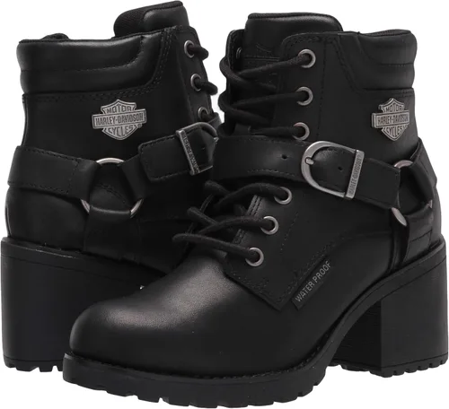 Vista 7 de Harley-Davidson Howell D84664 - Botas de motocicleta impermeables de 5 pulgadas, color negro