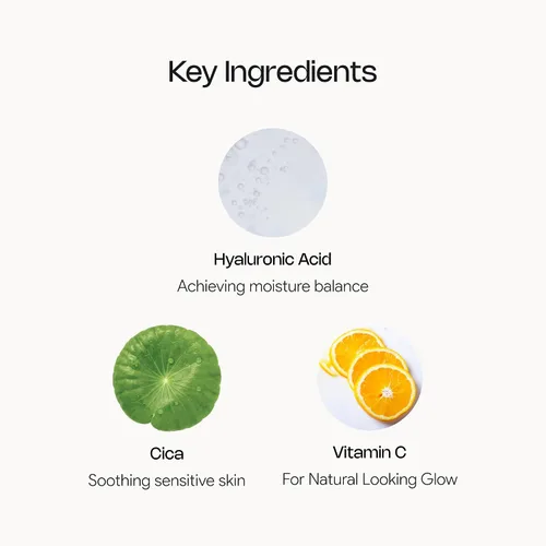 Vista 4 de Meebak Suero de ácido hialurónico coreano – Suero facial hidratante y voluminoso para una piel radiante y húmeda Centella asiática y vitamina C
