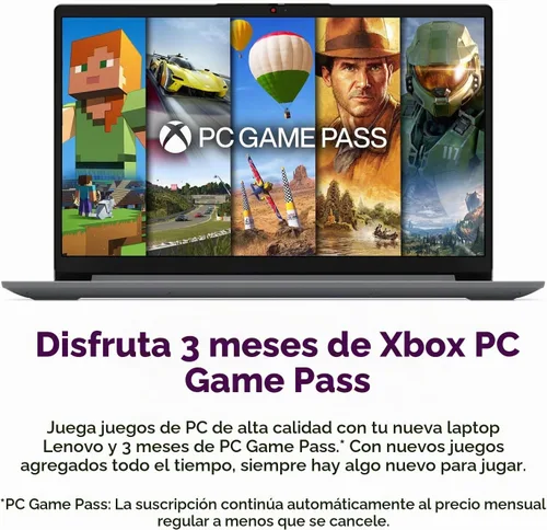 Vista 8 de Lenovo IdeaPad Laptop de 14 pulgadas • 12 GB de RAM • 384 GB de almacenamiento combinado a bordo • Intel Celeron • Gráficos Intel UHD • Batería