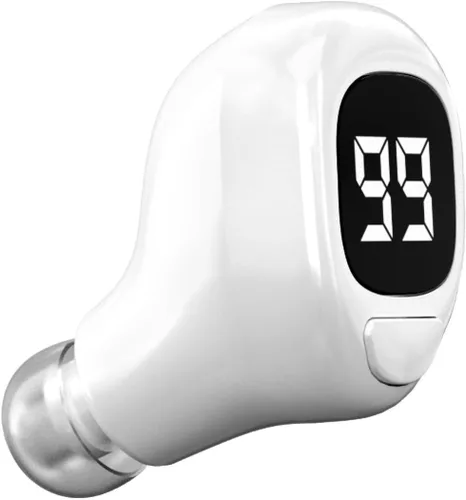 Vista 10 de Xmenha Pequeño auricular invisible intrauditivo inalámbrico único mini auriculares invisibles Bluetooth para pequeño oído auricular Bluetooth