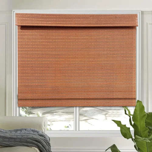 Vista 11 de LETAU - Cortinas de madera para ventanas con cenefa, filtran la luz