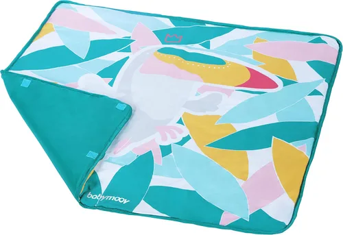 Vista 6 de Babymoov Tipi para interiores y exteriores Tienda de campaña para niños con tapete de juego, bolsa de transporte y clavijas incluidas
