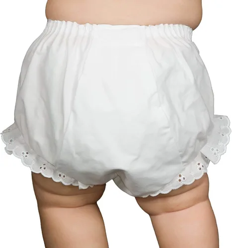 Vista 2 de I.C. Collections - Pañalera de doble asiento, color blanco, talla XL, Blanco