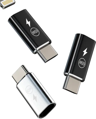 Vista 10 de Paquete de 3 adaptadores Lightning hembra a USB-C macho, tipo de carga para iPhone 11, iPad Pro, Samsung Galaxy S20, Note 10, LG V50, HTC U12, Nexus