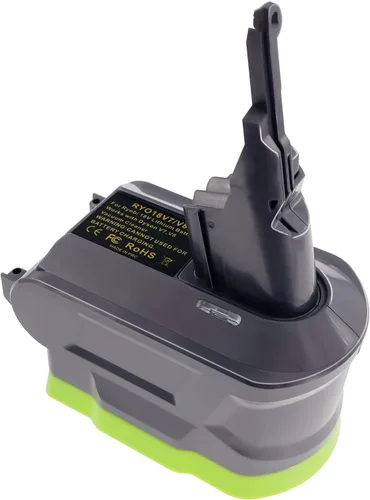 Vista 8 de EID Adaptador de batería V7/V8 para Ryobi 18 V convertidor de batería para Dyson V7 V8 Animal Absolute Motorhead Trigger Fluffy HEPA Aspiradora
