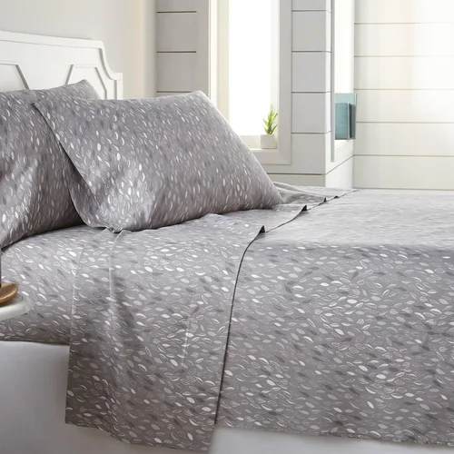 Vista 106 de Southshore Fine Living, Inc. Colección Winter Brush, juego de sábanas de 3 piezas para cama individual, sábana bajera con bolsillo profundo de 14