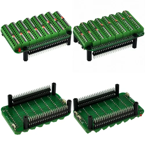 Vista 7 de Módulo de placa de ruptura de bloque de terminales de tornillo para BeagleBone Black.