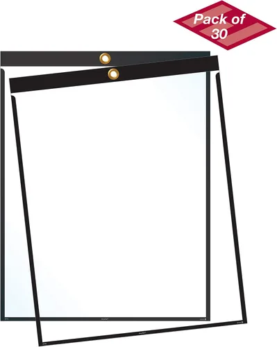 Vista 2 de Job soporte para boleto – Paquete de 30., Negro