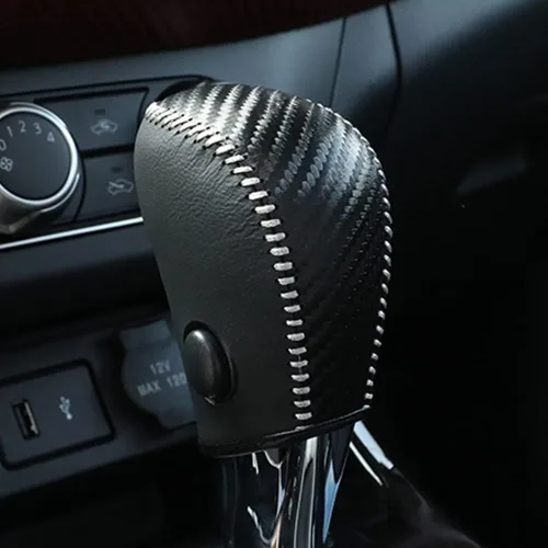 Vista 11 de XITER Funda de cuero para palanca de cambios, protector de guarnición para transmisión automática, accesorios interiores para Nissan Altima