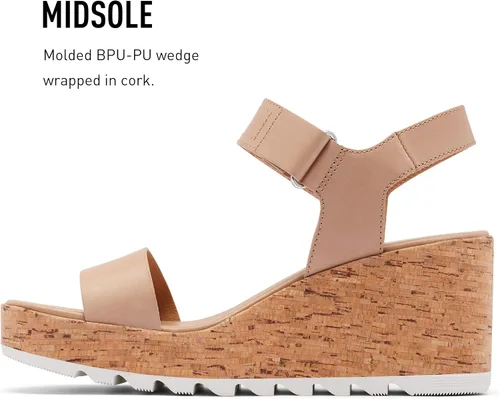 Vista 3 de Sorel Sandalias Cameron de cuña para mujer