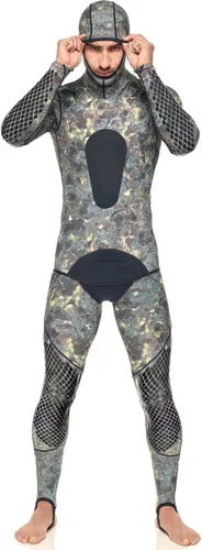Vista 4 de SEAC Pirana Lycra Neopreno Verde Camuflaje