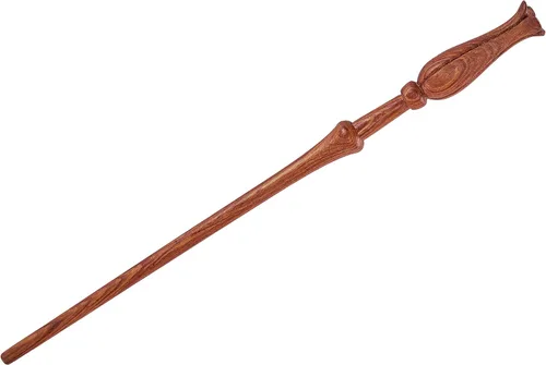 Vista 7 de Handicraftviet Varitas de Pájaro de Madera Talladas a Mano de 15 Pulgadas para Brujería Coleccionable y Cosplay, Varita Mágica Regalo para Niños