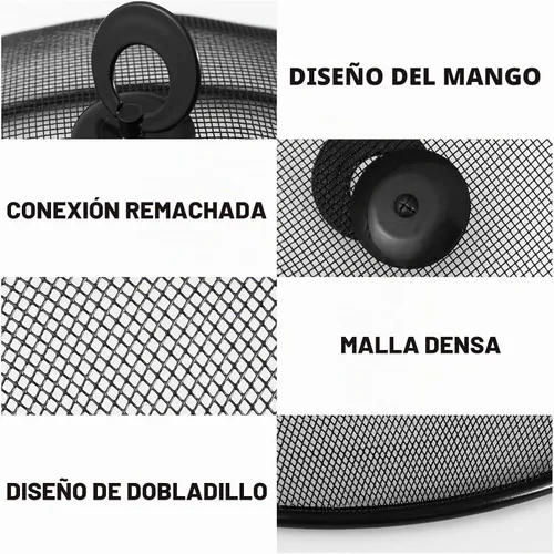 Vista 3 de Cubierta de malla para alimentos, de acero inoxidable, para mesa de comedor, tapa de alimentos, cubierta de platos, fundas reutilizables de malla