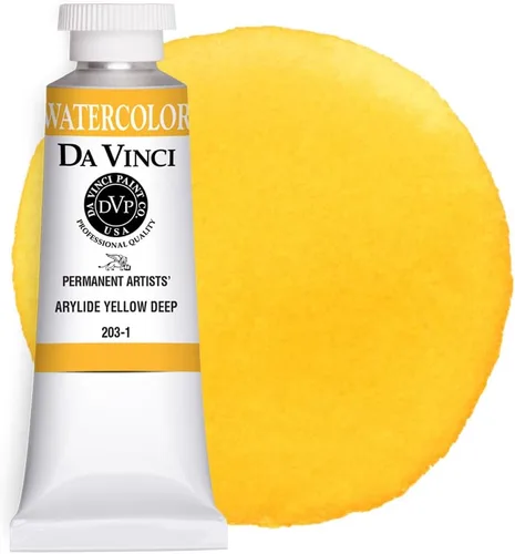 Vista 145 de DA VINCI PAINTS Pintura Acuarela Profesional para Artistas, Azul Cobalto, 15mL