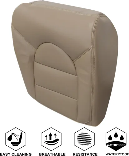 Vista 6 de NLQR Funda de repuesto para asiento delantero izquierdo del lado del conductor, compatible con Ford F250 F350 F450 F550 Lariat XLT XL Super Duty