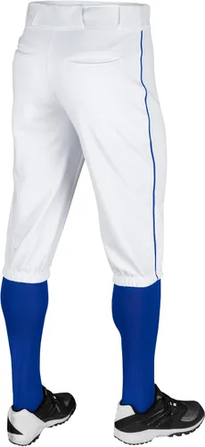 Vista 2 de CHAMPRO - Pantalones de béisbol, estilo juvenil, triple corona con contraste de color.