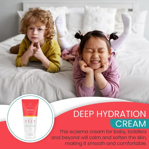 Vista 6 de Nurture: Crema hidratante diaria - Crema para eccema para bebés y loción para bebés Crema para bebés para piel sensible - Loción natural para bebés