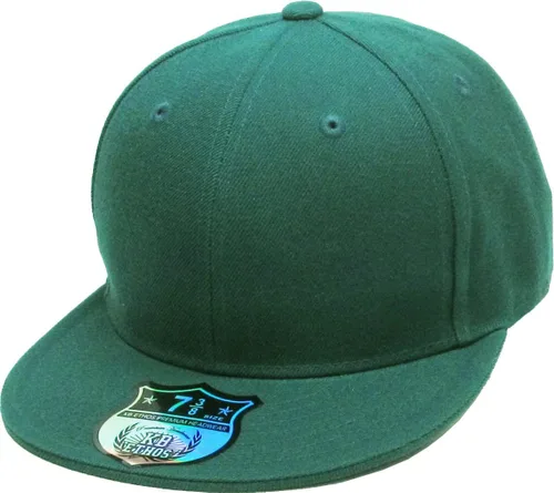 Vista 20 de KBETHOS® Gorra ajustada original de ala plana de 6 paneles 01. Negro