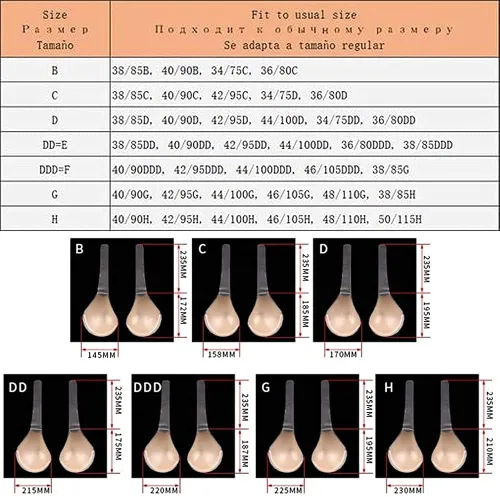 Vista 6 de Invisalift - Brasier invisible para levantar el aire, con adhesivo de silicona, cinta adhesiva de silicona oculta con correa