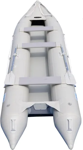 Vista 4 de BRIS Kayak inflable de 15.4 pies para 4 personas en canoa