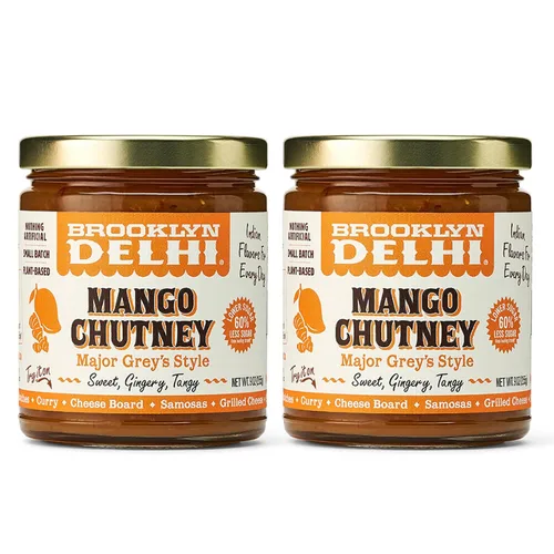 Vista 9 de Brooklyn Delhi - Date Tamarind Chutney - Made with Sweet Dates and Tamarind - Vegan, Nothing Artificial - 9oz