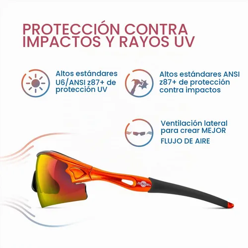 Vista 3 de ToolFreak Gafas de seguridad – Protección UV e impacto ANSI z87.1 (Reevo)