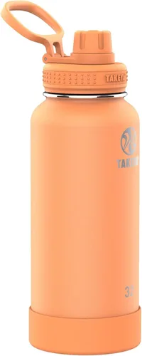 Vista 41 de Takeya Actives Botella de Agua con Tapa de Boquilla, Botella con Doble Aislamiento de Acero Inoxidable, Apta para Lavavajillas y Sin BPA, Botella