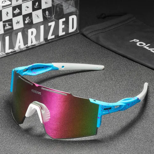 Vista 7 de Gafas de sol polarizadas deportivas para hombres y mujeres, jóvenes y niños. Gafas de sol para béisbol y sóftbol, para ciclismo y correr