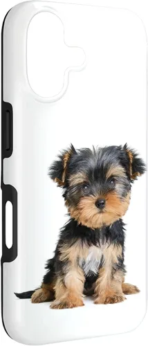 Vista 3 de Yorkie Puppy Portrait Cute Yorkshire Terrier Dog Lover - Carcasa para iPhone 17