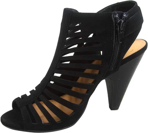 Vista 2 de FZ-Shaky-s - Sandalias de tacón grueso para mujer, con tiras y puntera abierta
