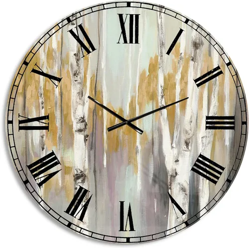 Vista 17 de DesignQ Reloj de pared con diseño de vaca y vida campestre para el hogar, dormitorio, baño, oficina, sala de estar