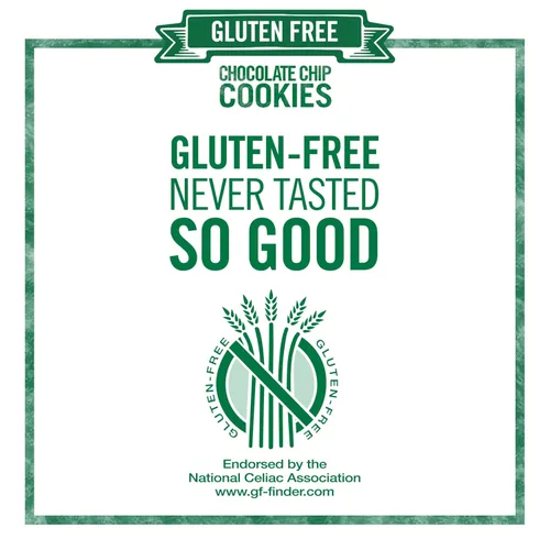 Vista 5 de Tate's Bake Shop Pequeñas galletas de chispas de chocolate sin gluten, 3 bolsas de 5.5 onzas