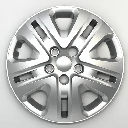 Vista 2 de Juego de 4 fundas de rueda de 17" y 10 radios para Dodge Grand Caravan SE 2015-2018 - Plata