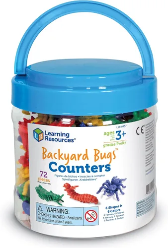 Vista 8 de Learning Resources insectos del patio para contar, juego de 72