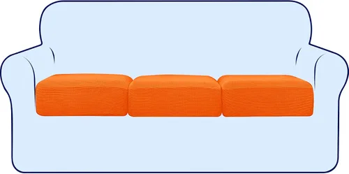Vista 53 de subrtex Funda de Cojín Elástica Suave para Asiento de Sofá Funda Deslizable de Spandex para Silla y Sofá Adecuada para 1-2-3 Plazas Reemplazo