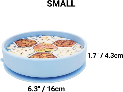 Vista 2 de Mr. Peanut's Cuenco interactivo para perros de alimentación lenta, divertido y saludable para detener la hinchazón (pequeño)