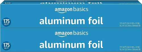 Vista 6 de Amazon Basics Papel de aluminio, 175 pies cuadrados, paquete de 2